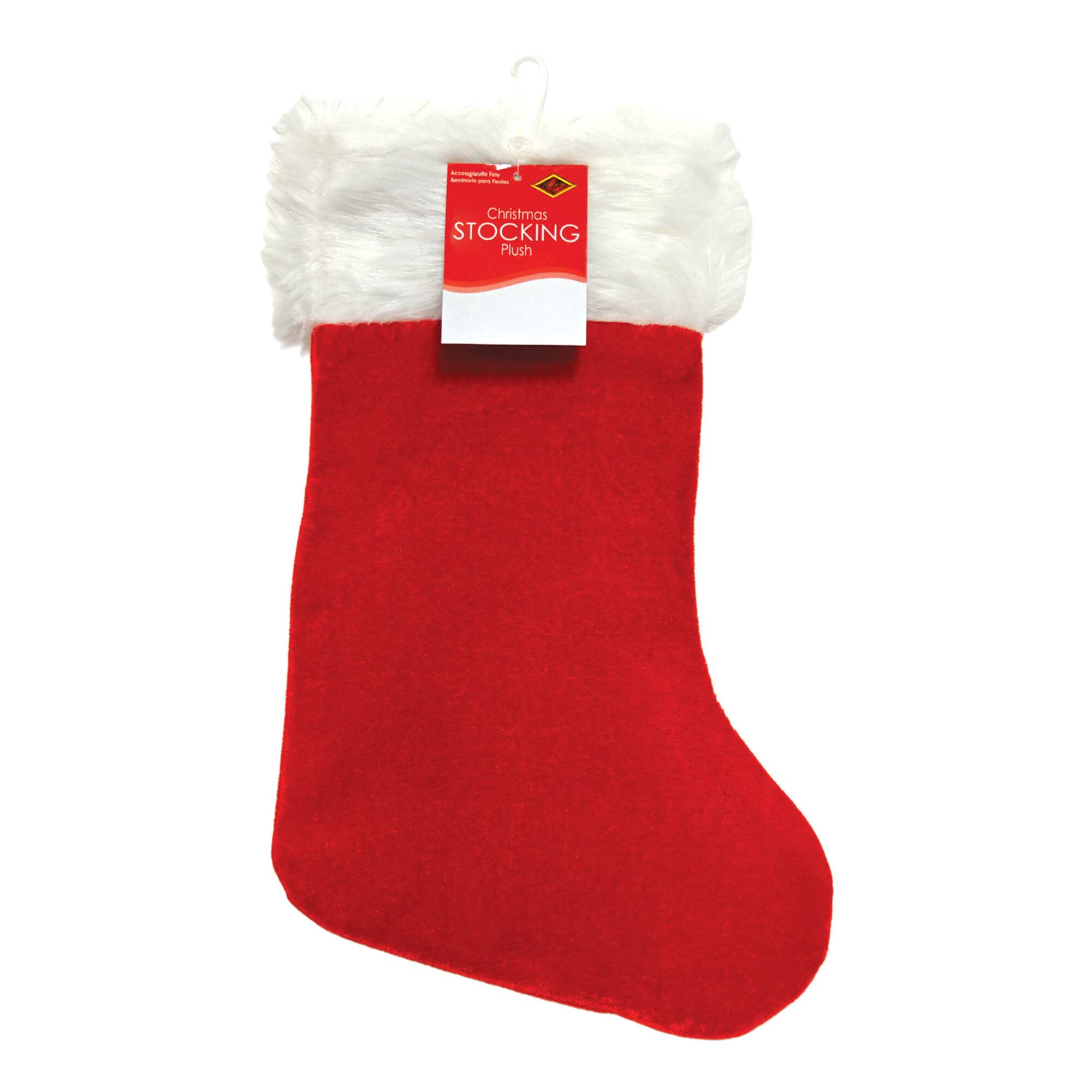 Beistle 15" Plush Christmas Stocking